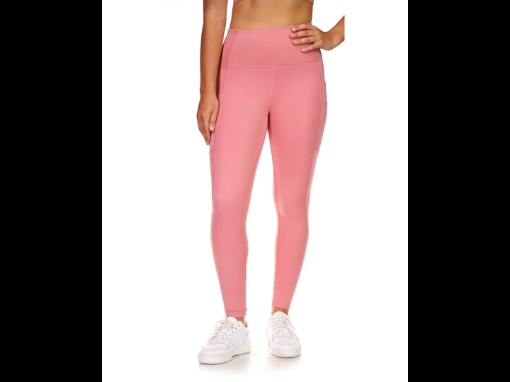body-glove-womens-breezy-7-8-high-rise-legging-w-zippered-pockets-in-pink-size-small-nylon-spandex-1