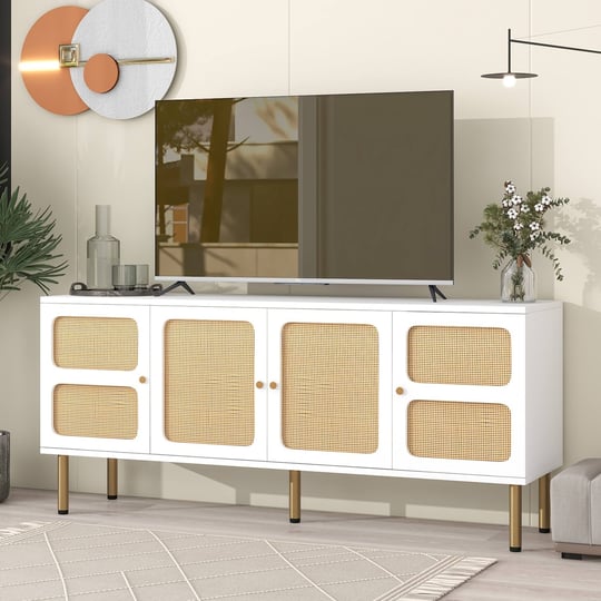 boho-style-tv-stand-with-rattan-door-media-console-table-for-tvs-up-to-70-country-style-design-side--1