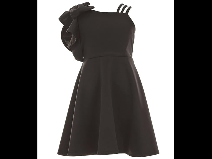 bonnie-jean-girls-7-16-one-shoulder-scuba-dress-black-1