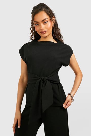 boohoo-crepe-tie-waist-boat-neck-blouse-black-size-13