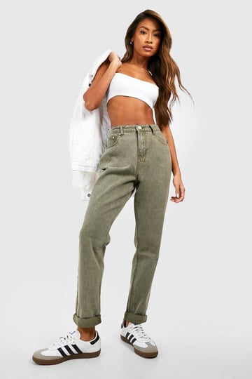 boohoo-high-waisted-rigid-mom-jeans-green-size-9