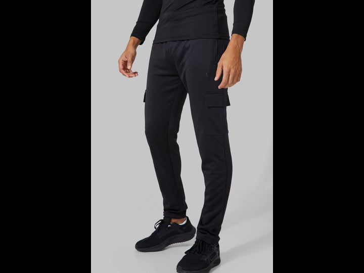 boohoo-mens-active-interlock-toggle-cuff-cargo-jogger-black-1