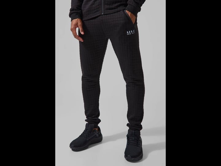 boohoo-mens-active-textured-jersey-skinny-sweatpants-black-1