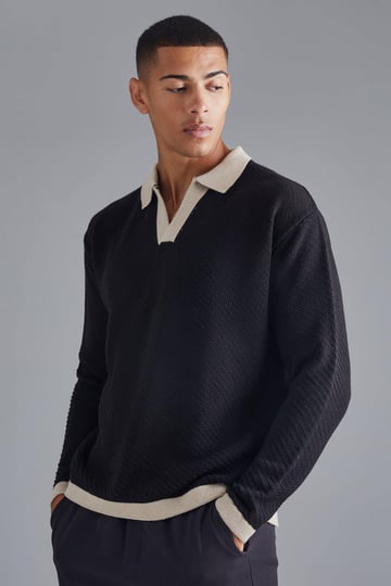 boohooman-long-sleeved-oversized-contrast-collar-knitted-polo-black-size-s-1