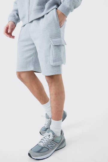 boohooman-loose-fit-cargo-jersey-knit-short-gray-size-l-1