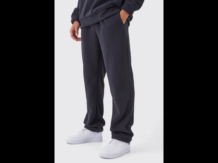 boohooman-relaxed-bonded-microfleece-sweatpants-black-size-l-1