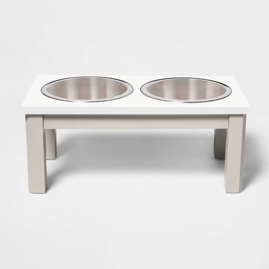 boots-barkley-traditional-short-elevated-dual-tone-dog-bowl-with-sour-cream-top-off-white-target-1