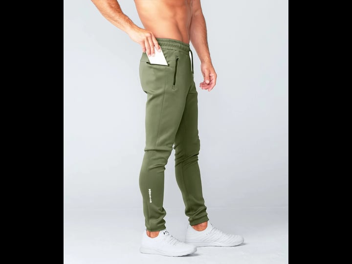 born-tough-momentum-fitted-signature-running-jogger-pants-for-men-military-green-m-1