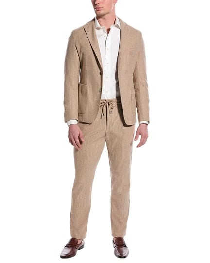 boss-hugo-boss-2pc-slim-fit-suit-42r-brown-multi-1