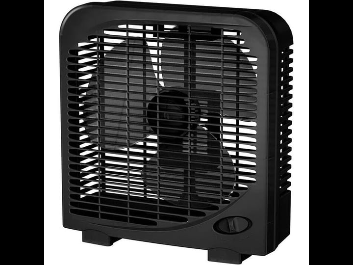 box-fan-10-inch-2-speeds-table-cooling-fan-with-strong-airflow-black-1
