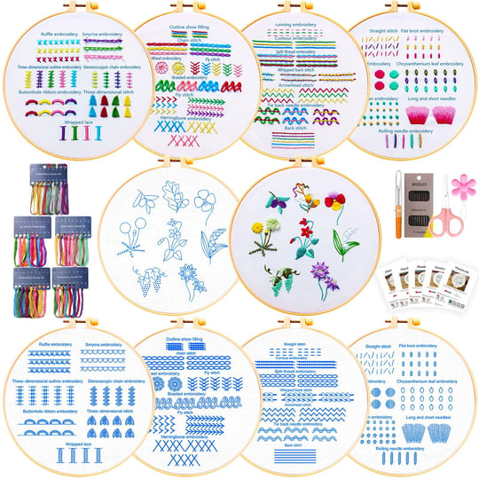 bozuan-36-stitches-embroidery-kit-for-beginners-4-set-embroidery-stitches-practice-kit-cross-stitch--1