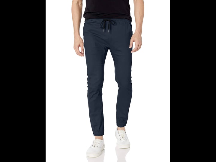 brooklyn-athletics-mens-twill-jogger-pants-soft-stretch-slim-fit-trousers-navy-xx-large-size-2xl-blu-1