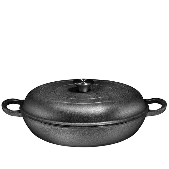 bruntmor-heavy-duty-pre-seasoned-cast-iron-casserole-braiser-pan-with-cover-size-3-8-qt-black-1