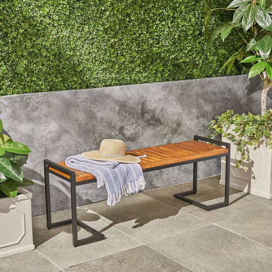brycen-outdoor-industrial-acacia-wood-and-iron-bench-teak-black-metal-1