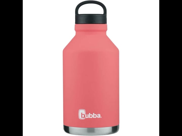 bubba-growler-stainless-steel-water-bottle-wide-mouth-rubberized-in-pink-64-fl-oz-1