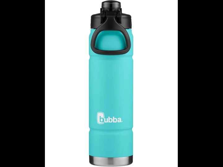 bubba-trailblazer-stainless-steel-water-bottle-push-button-lid-rubberized-in-teal-24-fl-oz-1