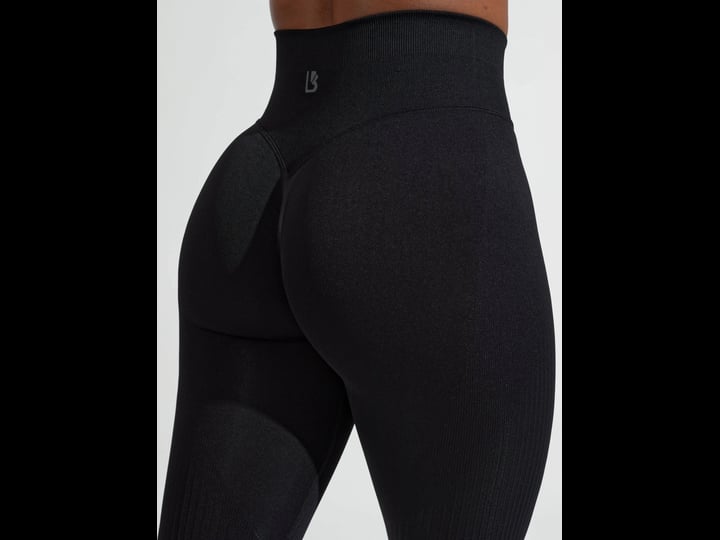 buffbunny-womens-ribbed-seamless-scrunch-legging-in-black-size-xxs-1