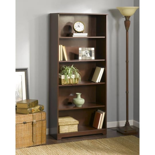 bush-furniture-cabot-5-shelf-bookcase-harvest-cherry-1