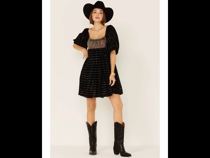 by-together-womens-sequin-lurex-striped-babydoll-dress-1