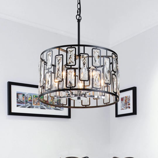 c-cattleya-5-light-black-drum-chandelier-with-clear-crystals-1