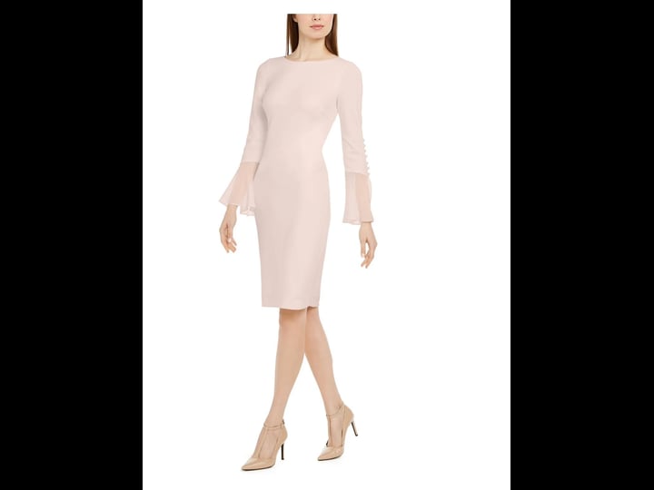 calvin-klein-petite-chiffon-bell-sleeve-sheath-dress-blossom-1