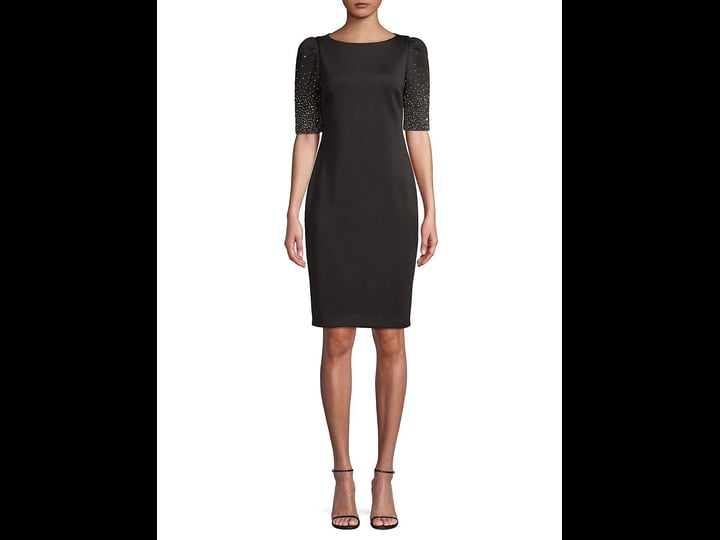 calvin-klein-womens-embellished-sleeve-sheath-dress-black-size-3