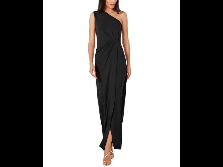 calvin-klein-womens-one-shoulder-gown-with-waist-ruch-black-11