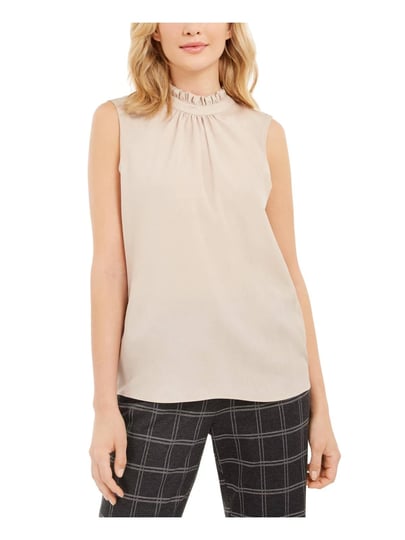 calvin-klein-womens-petites-sheer-mock-neck-dress-top-1
