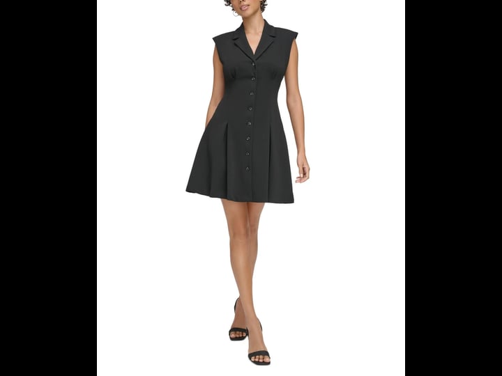 calvin-klein-womens-sleeveless-blazer-dress-black-size-3