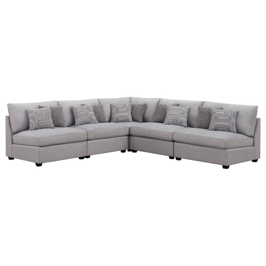 cambria-5-piece-upholstered-modular-sectional-gray-1