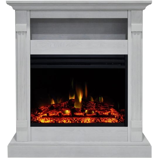 cambridge-sienna-34-electric-fireplace-heater-with-mantel-and-enhanced-log-display-white-1