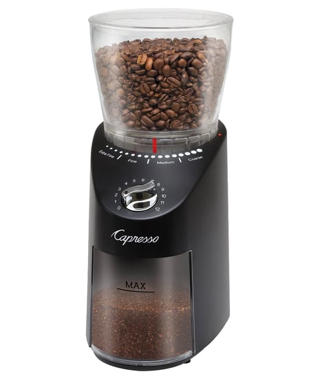 capresso-infinity-plus-conical-burr-black-coffee-grinder-1