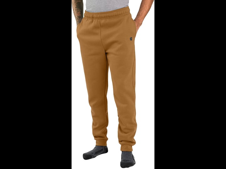 carhartt-mens-105307-relaxed-fit-midweight-tapered-sweatpants-brown-1