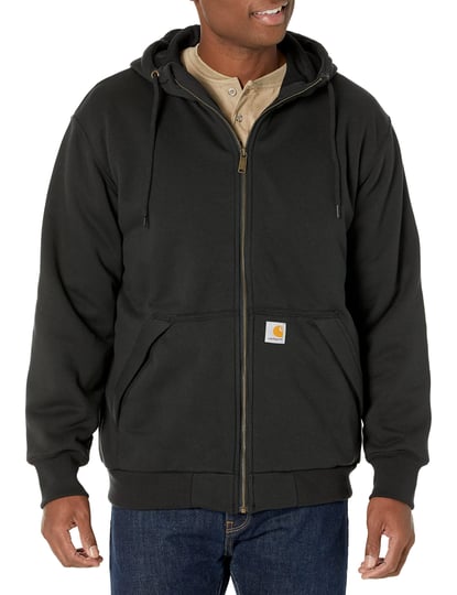 carhartt-mens-rain-defender-midweight-thermal-lined-full-zip-hooded-sweatshirt-black-1