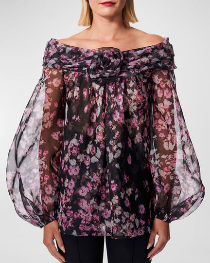 carolina-herrera-off-the-shoulder-twisted-flower-chiffon-top-black-womens-6-shirts-tops-blouses-off--1