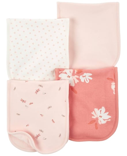 carters-baby-girls-4-pack-burp-cloths-osz-pink-1