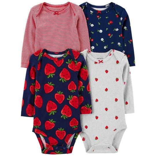 carters-baby-girls-long-sleeve-bodysuits-pack-of-4-red-size-24-months-1