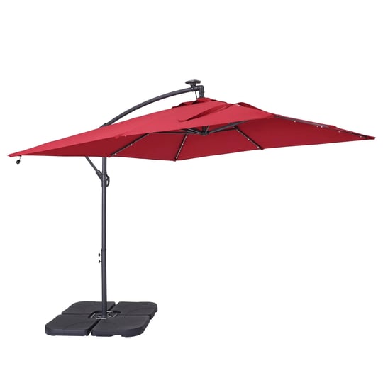 casainc-8-5-ft-solar-powered-push-button-tilt-cantilever-patio-umbrella-ca250rdled-1