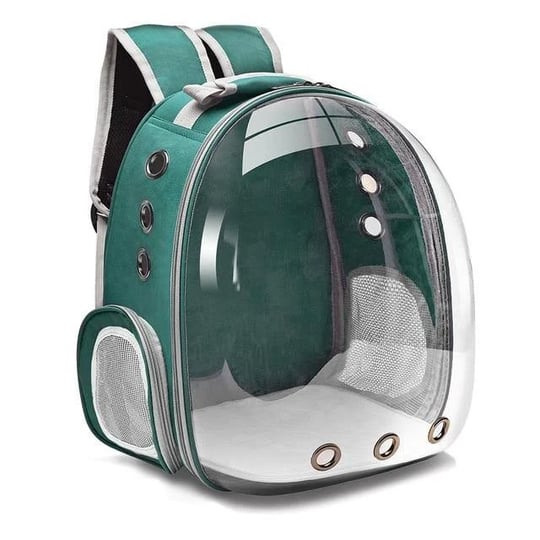 cat-carrier-breathable-space-bubble-cat-backpack-green-1