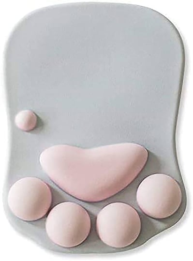 cat-paw-soft-silicone-wrist-rests-cute-wrist-cushion-mouse-pad-greypink-7-9x11-5