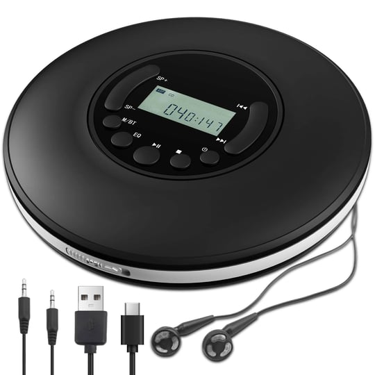 cd-player-portable-discman-with-stereo-earbuds-and-bluetooth-output-anti-skip-shockproof-walkman-com-1