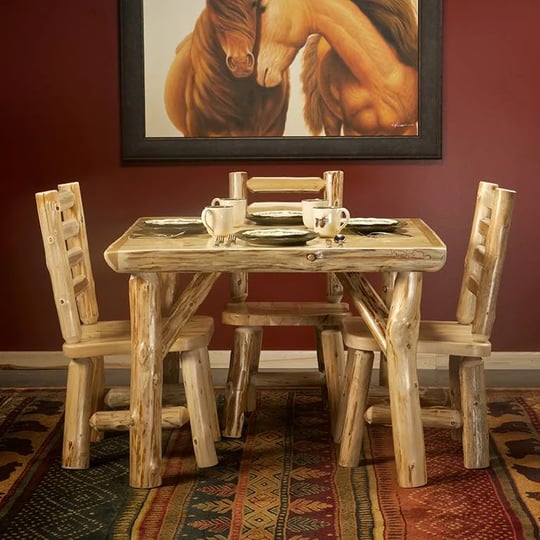 cedar-lake-solid-wood-kitchenette-table-rustic-log-dining-table-log-furniture-place-1