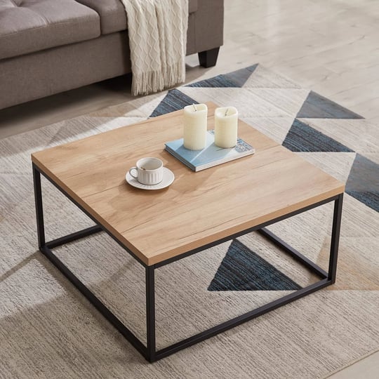 censi-modern-natural-oak-square-coffee-table-for-living-room-30-inch-industrial-light-wood-and-metal-1