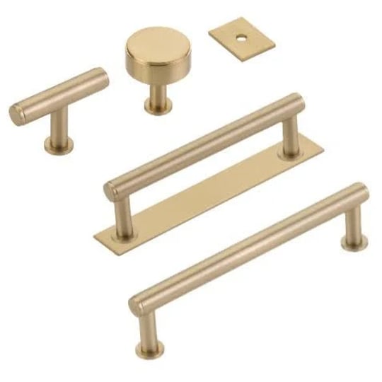 champagne-bronze-maison-no-2-smooth-drawer-pulls-and-cabinet-knobs-with-optional-backplate-1