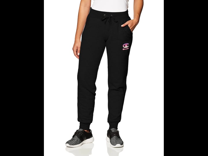 champion-athletics-powerblend-fleece-joggers-black-sweatpants-1
