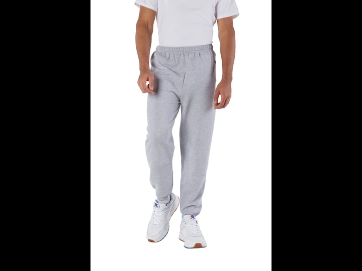 champion-double-dry-eco-sweatpants-mens-size-xl-silver-1