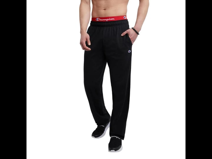 champion-mens-open-bottom-jersey-pants-black-1