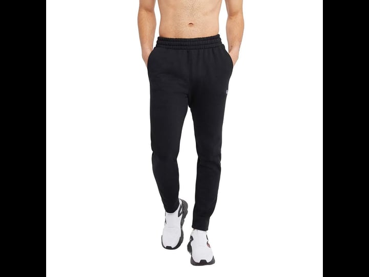 champion-mens-powerblend-slim-fit-jogger-pants-black-size-s-1
