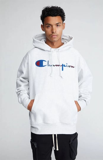 champion-mens-reverse-dot-stitch-hoodie-in-heather-grey-size-medium-1