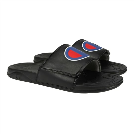 champion-womens-black-mega-slide-slip-on-adjustable-sandal-unisex-shoe-size-7